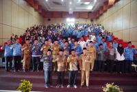 Foto bersama usai penandatanganan hibah gedung STQ ke UINFAS Bengkulu.