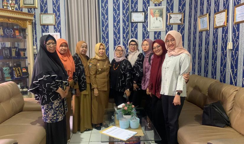 PPHAM Bengkulu sambangi DP3AP2KB Kota Bengkulu sebagai upaya sampaikan program dan peran, kemarin.