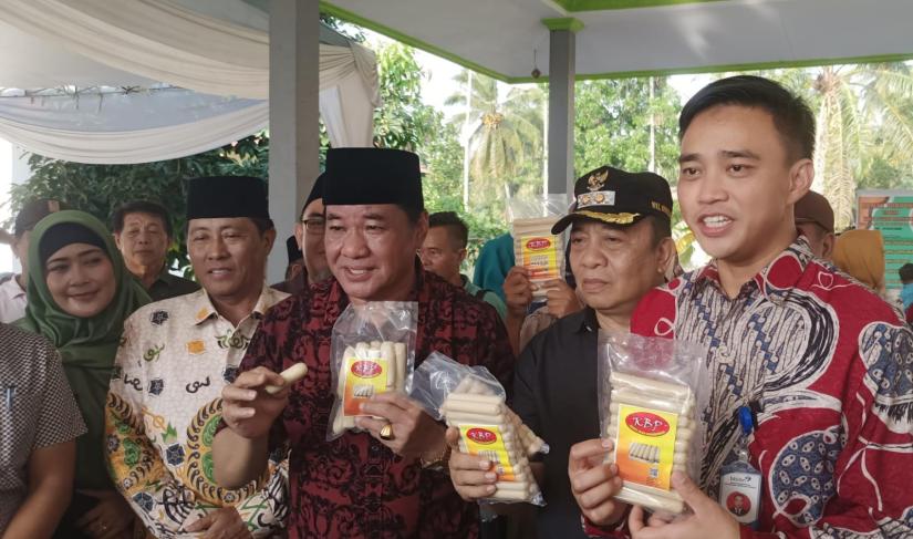 Wakil Gubernur Bengkulu Apresiasi Inovasi "Sosis KBP" dari Bumdes Kungkai Baru untuk Pencegahan Stunting.