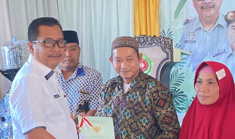 Kepala BPN Bengkulu Launching Kampung Reforma Agraria Desa Purwodadi.