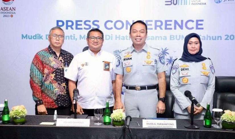 Kementerian Badan Usaha Milik Negara (BUMN) meluncurkan program mudik bersama BUMN untuk lebaran 2023.