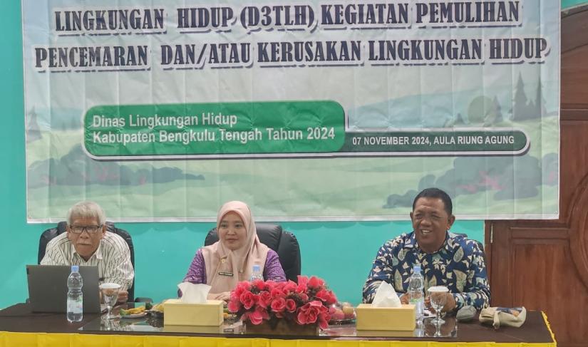 Dinas LHK Provinsi Bengkulu mendorong pengelolaan lingkungan berbasis data. (Angga~PenaRafflesia.Com)