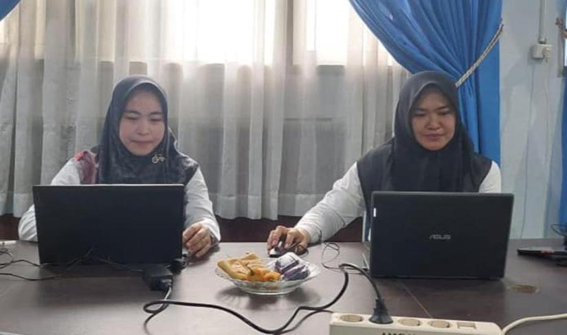 Staf Dinas LHK Provinsi Bengkulu saat mengikuti Diklat PPLH secara tatap muka, Jum'at (22/11/2024). (Anasril~PenaRafflesia.Com)