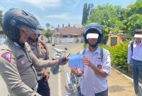 Patroli Hunting Dalam Rangka Ops Zebra Nala, Satlantas Polresta Bengkulu Tilang 5 Pengendara