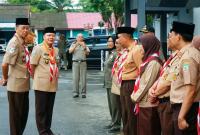 Koordinasi Gubernur Bengkulu dengan jajaran pada apel kemarin.
