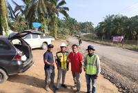 Anggota DPRD Provinsi Bengkulu Pantau Pembangunan Jalan Mukomuko 