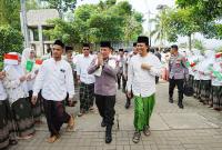 Kapolri Jenderal Listyo Sigit Prabowo menghadiri undangan di Pesantren Subhanul Wathon, Jawa Tengah, Sabtu, (20 Mei 2023).