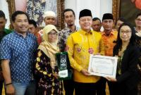Audiensi Fasilitator Kader Lingkungan bersama Gubernur Bengkulu terkait persiapan peluncuran Bank Sampah di Kota Bengkulu di Gedung Daerah Balai Semarak Bengkulu, Kamis (16/11/2023).
