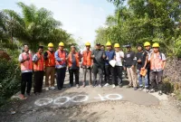 Bupati Seluma Titik Nol Jalan Air Kemuning fOTO/dOK