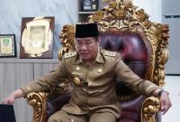 Plt Gubernur Rosjonsyah saat menghimbau agar peserta CPNS Tahun 2024 di lingkungan Pemprov Bengkulu yang bakal mengikuti SKB agar mempersiapkan diri, Sabtu (30/11/2024). (Mezi~PenaRafflesia.Com)