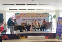 Sosialisasi "Hak Akses pada Perguruan Tinggi bagi Penyandang Disabilitas". Acara ini berlangsung di Bencoolen Mall dan menghadirkan Kepala Bidang Pembinaan Pendidikan Khusus Dikbud Provinsi Bengkulu, Salmi, S.Pd., sebagai narasumber utama.