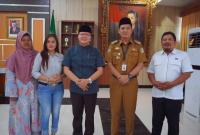 Audiensi Panitia Putera Putri Wisata Bengkulu 2024 bersama Gubernur Bengkulu Rohidin Mersyah.