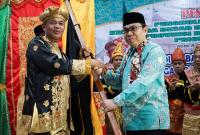 Pengukuhan Penghulu dan Pengurus KBRTSB periode 2024-2029, di Adeeva Hotel Bengkulu (17/7/2024).