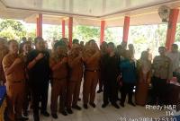 Sekda Kabupaten BU bersama jajarannya, DPRD Provinsi Bengkulu Musrenbangcam kecamatan Armajaya / Poto Redy penarafflesia.com