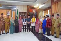 Audiensi BMA Provinsi Bengkulu dengan Gubernur Rohidin Mersyah di Ruang Kerja Gubernur Bengkulu pada Senin (18/03)
