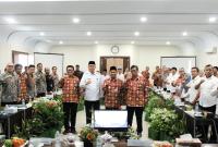 FGD Manajemen Risiko Lintas Sektoral Pembangunan Infrastruktur SPAM Regional Benteng-Kobema, dalam Sinergi Perencanaan dan Pelaksanaan Pembangunan (SP3), di aula Perwakilan BPKP Provinsi Bengkulu, pada Rabu (10/7/2024).