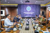 Gubernur Bengkulu Rohidin Mersyah audiensi bersama Menteri Perhubungan RI Budi Karya Sumadi di Gedung Karsa Lt 9, Kementerian Perhubungan Jakarta, Rabu (17/07).