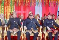 Asisten I Pemda Provinsi Bengkulu Khairil Anwar menghadiri Upacara Peringatan Hari Jadi Kota Bengkulu ke 305 di Kantor Walikota Bengkulu di Kecamatan Muara Bangkahulu Minggu (17/3).