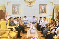 Audiensi pengurus Persatuan Tarbiyah Islamiyah (PERTI) Pimpinan Daerah Bengkulu di Balai Raya Semarak Senin (25/3/2024).