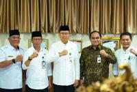 Silaturahmi Direktur Utama Bank Pembangunan Daerah Provinsi  Bengkulu yang baru Beni Marjono dengan Pemerintah Daerah Provinsi, 13 Maret 2024.