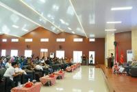 Seminar Nasional Pemantapan Provinsi Bengkulu sebagai Bumi Merah Putih di Gedung Auditorium UIN-FAS Bengkulu, Rabu (15/01).