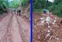 Kondisi jalan Sinar Mulya yang perlu diperhatikan oleh Pemda Kaur, Kamis (16/01/2025).
