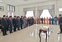 Mutasi dan rotasi pejabat eselon II di lingkungan Pemkab Bengkulu Tengah, Senin (5/1/2026).