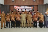 Persatuan Wredatama Republik Indonesia (PWRI) Kabupaten Asahan menggelar pengajian Isra Mi’raj Nabi Muhammad SAW dan silaturahmi dalam rangka menyambut Bulan Suci Ramadhan 1447 H/2026 M di Pendopo Rumah Dinas Bupati Asahan, Senin (09/02/2026). 