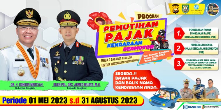 Pemutihan Pajak Bengkulu