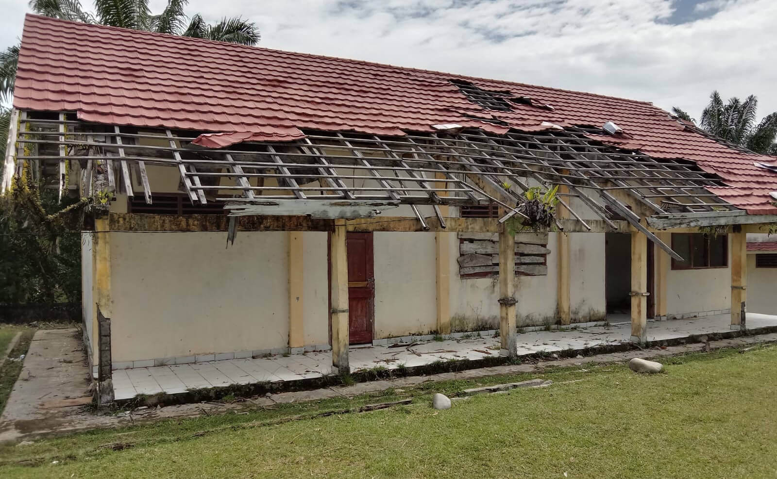 Tampak Salah Satu Sekolah di Kaur Rusak Parah dan Butuh Perhatian Pemerintah