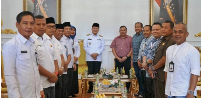 Gubernur Rohidin Mersyah Menyepakati Kerjasama MoU dengan PT Telkom untuk Pengelolaan Gedung