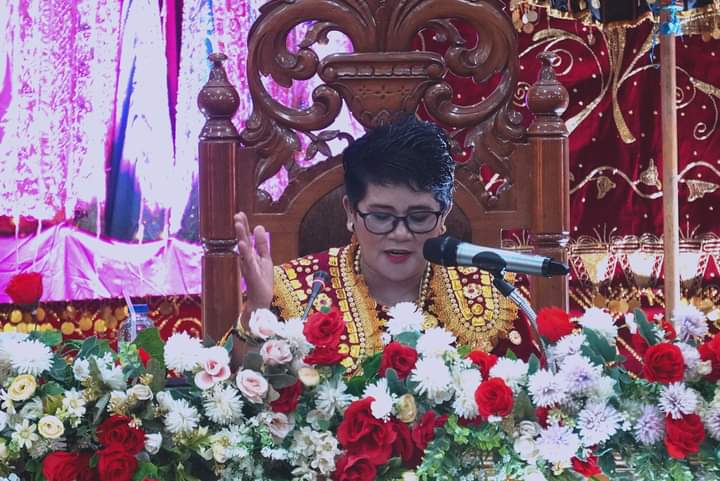 Ketua DPRD BU Sonti Bakara SH saat menyampaiKan Sambutan