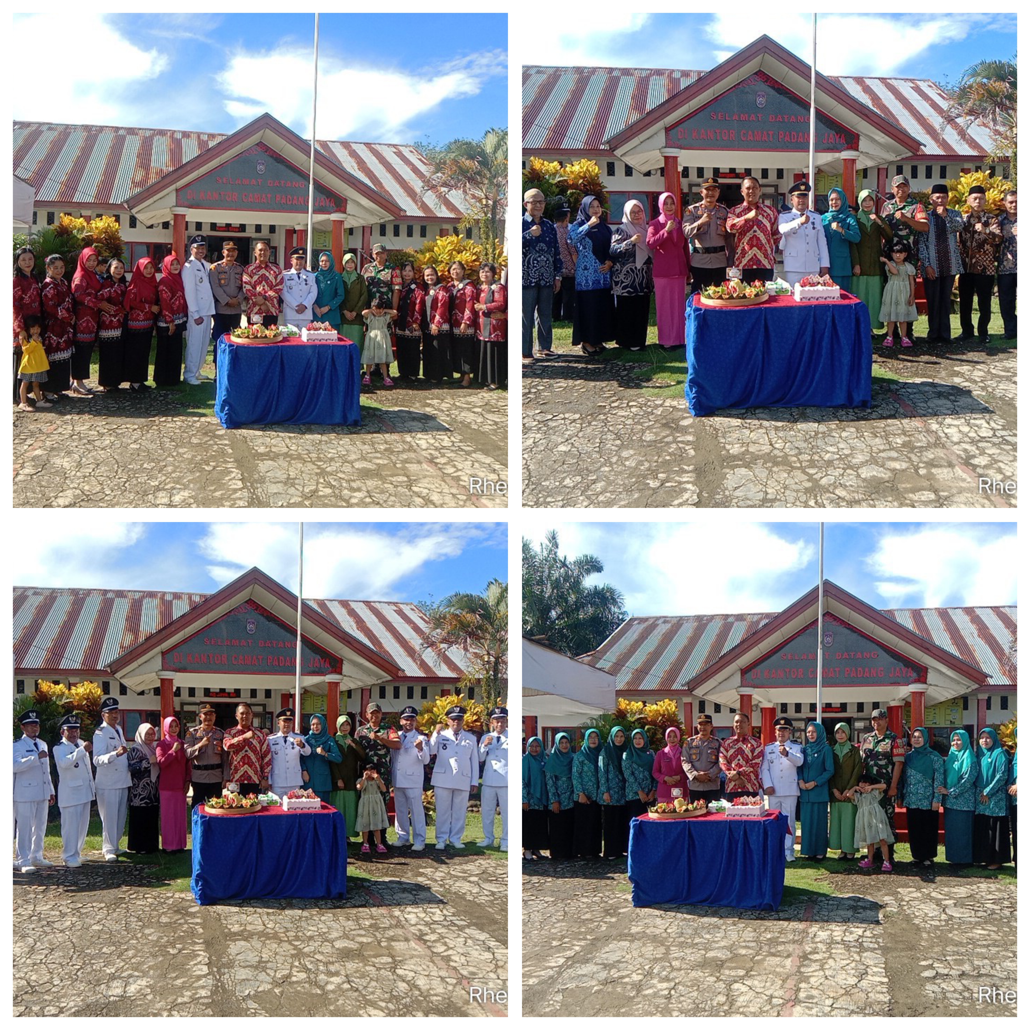 Acara peringatan HUT kecamatan Padang jaya ke 32 