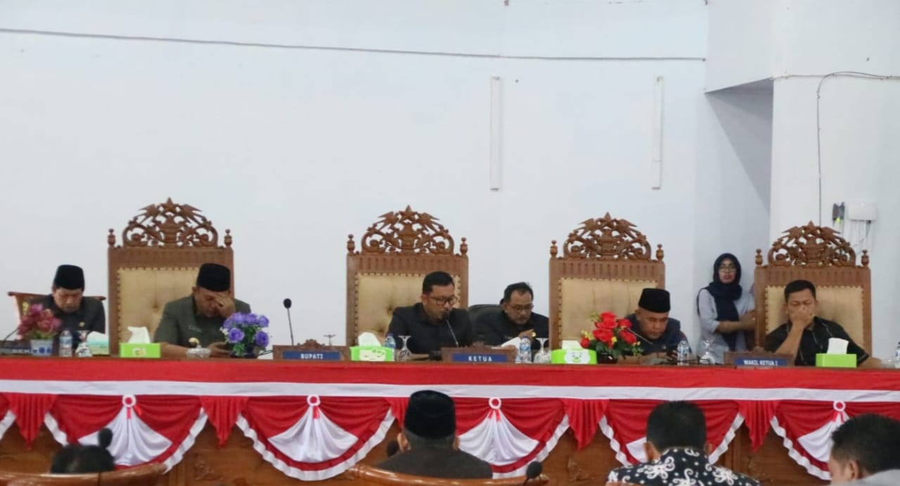 Dewan Perwakilan Rakyat Daerah (DPRD) Kabupaten Seluma Gelar Rapat Paripurna