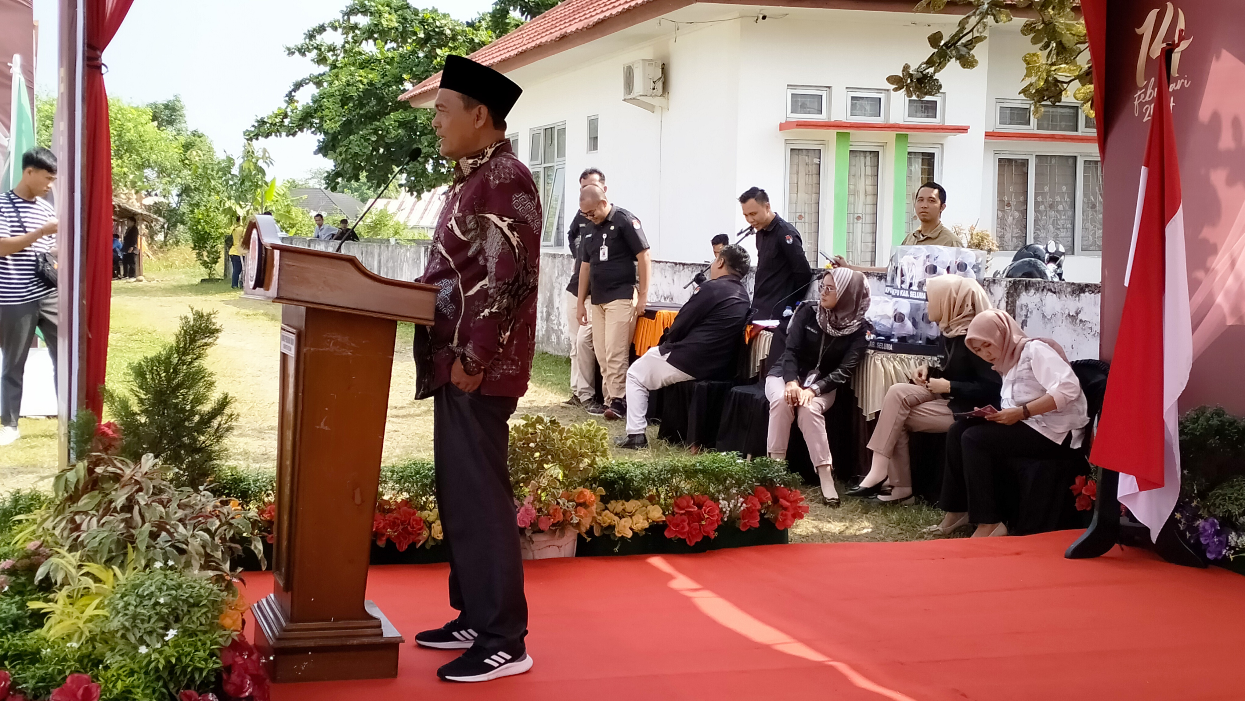 Sambutan KPU Seluma Hendri Arianda