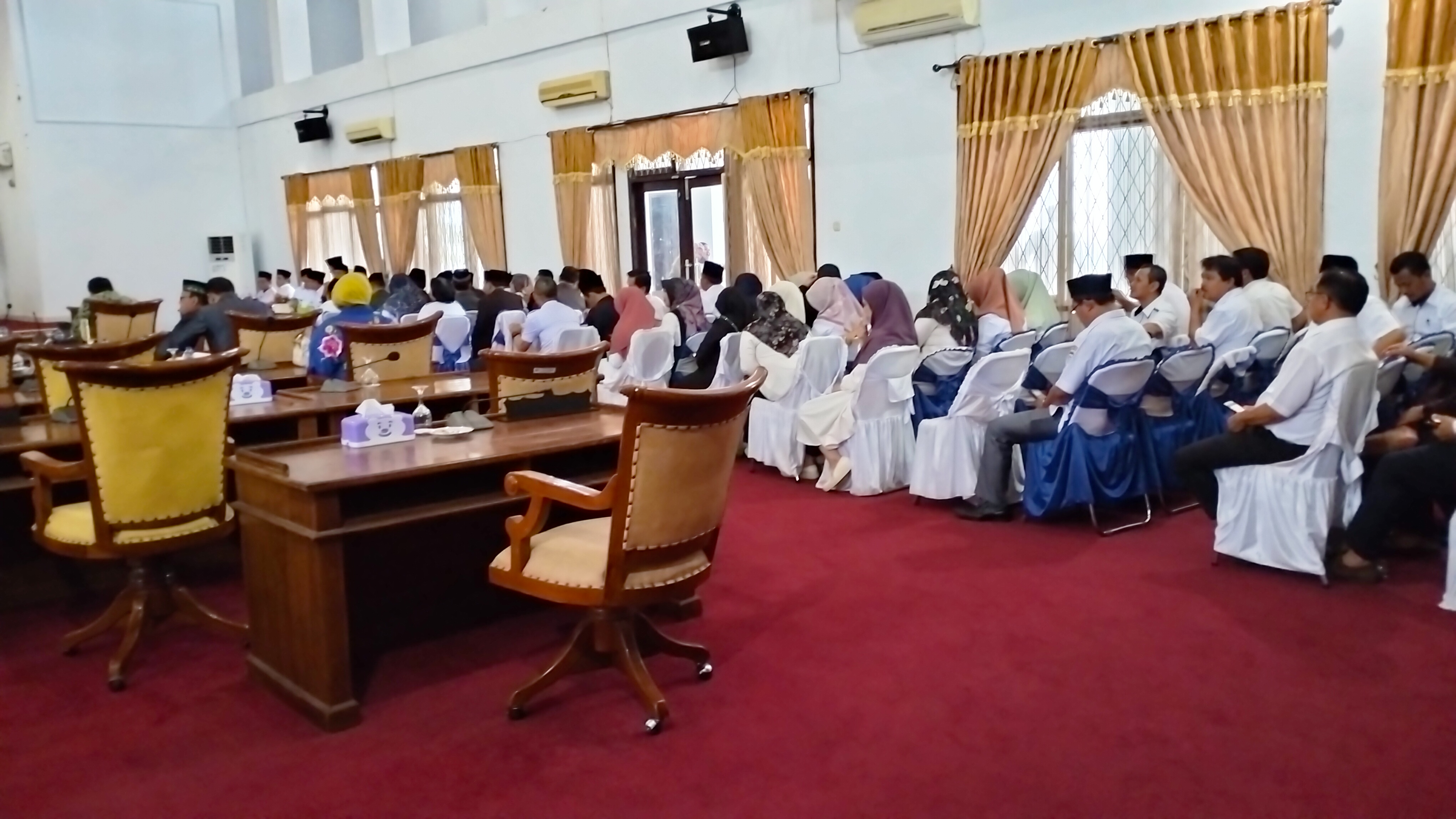 Peserta paripurna kepala OPD dan tamu undangan lainya