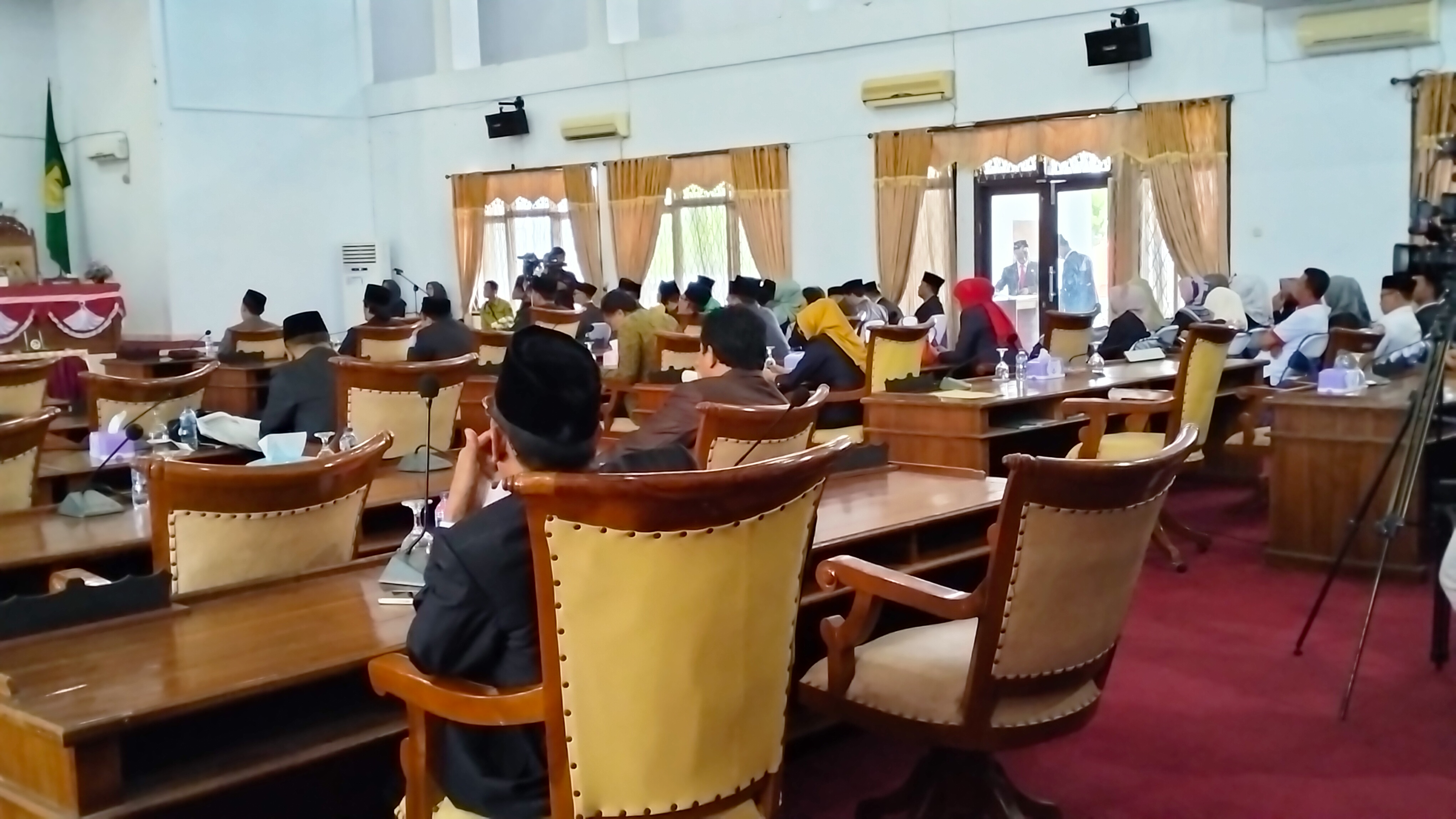 Poto peserta rapat paripurna PAW Waka ll