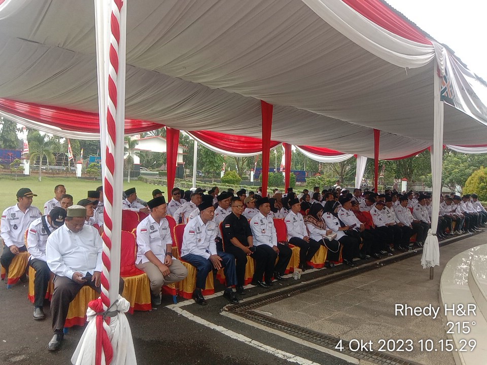 Kepala desa sebengkulu Utara yang menghadiri acara pengukuhan pengurus abdesi 