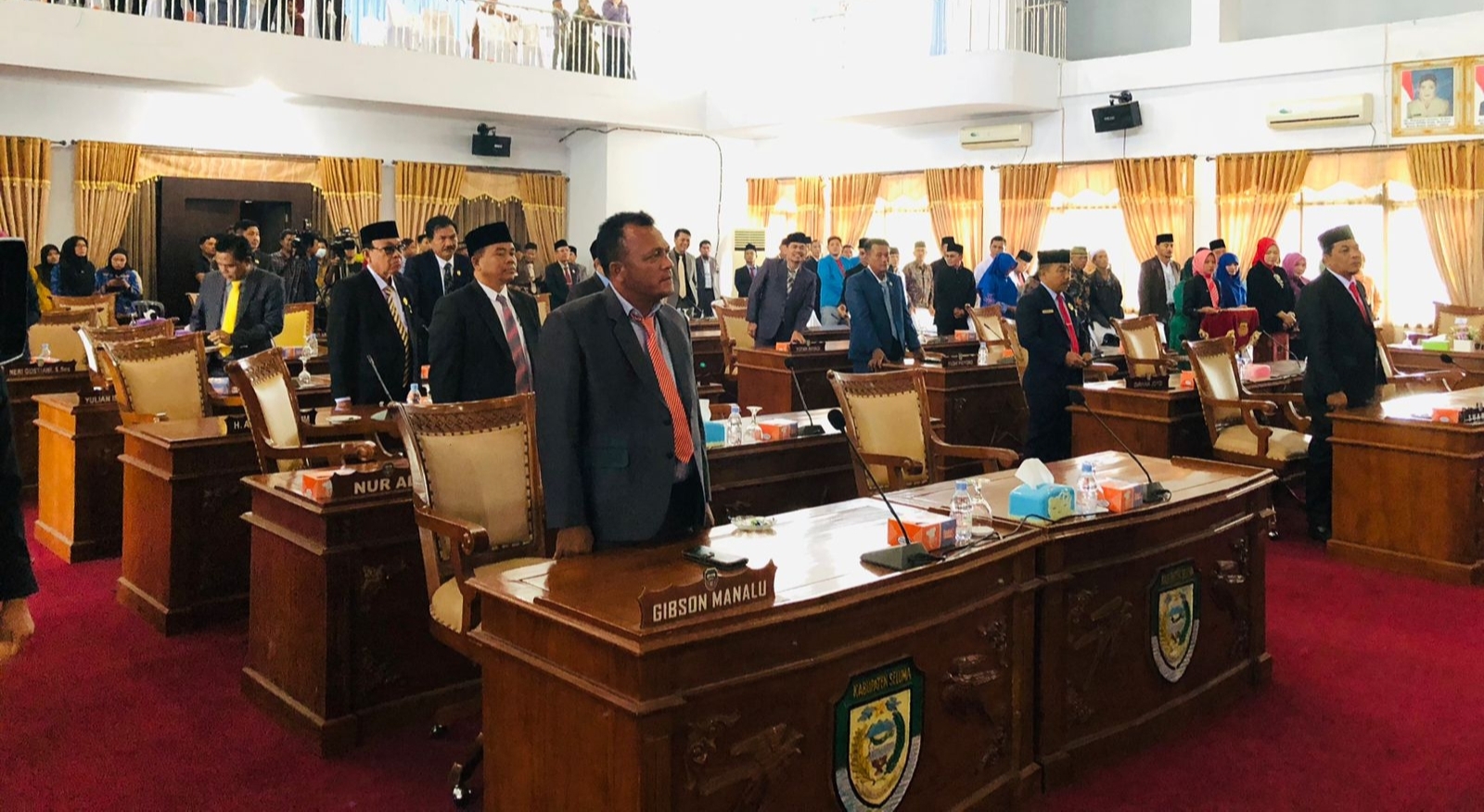 Photo Peserta rapat paripurna PAW Dua Anggota DPRD Seluma