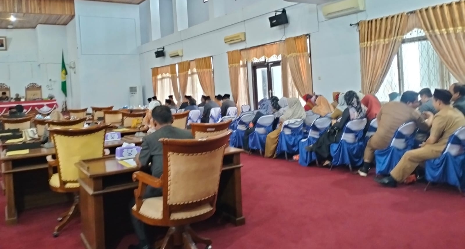 Poto pejabat Eselon l dan ll serta kepalah OPD dan tamu undangan lainya