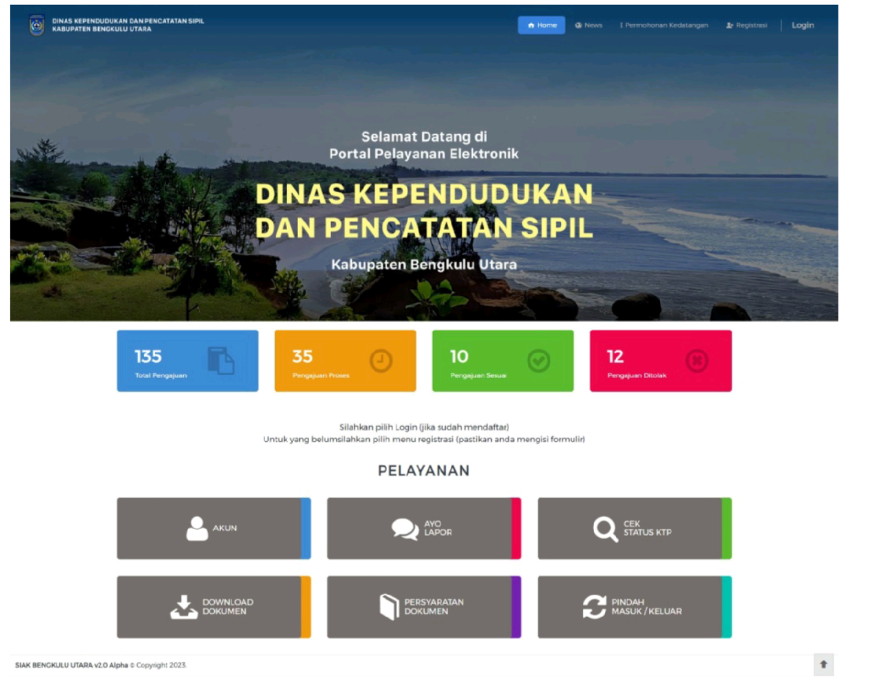 Aplikasi berbasis android akan segera diluncurkan oleh pihak dinas kependudukan dan pencatatan sipil Bu.