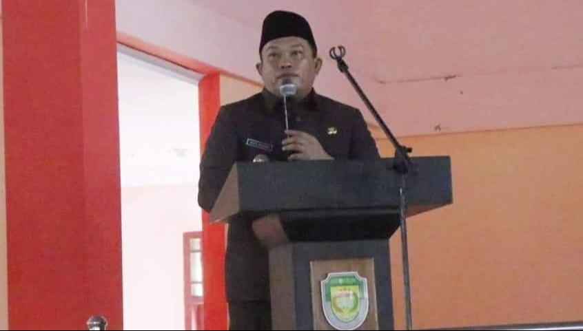 Bupati Seluma memberikan arahan dan sambutanya