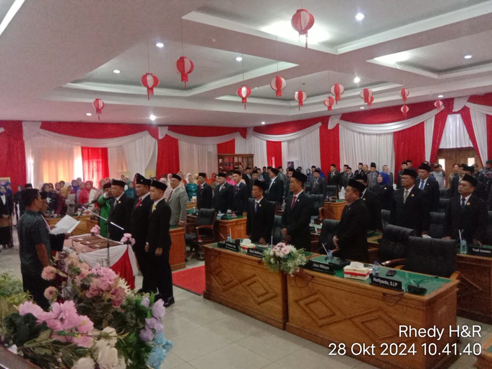 Pelantikan tiga unsur pengurus DPRD Bengkulu Utara