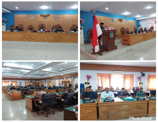 Ruang rapat paripurna DPRD BU.