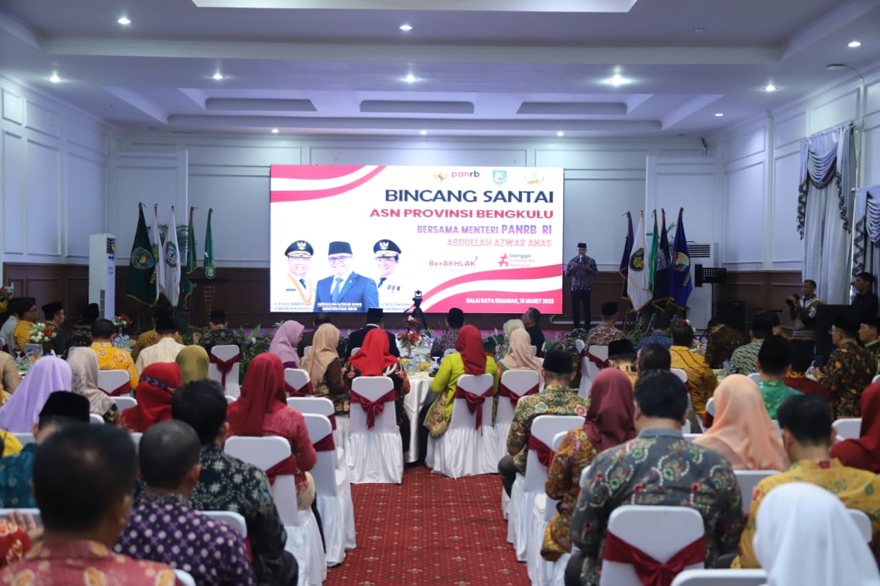 Menteri PANRB Ajak ASN Bengkulu Dukung Program Pemerintah Berdampak dengan RB Tematik dan Digitalisasi Pemerintahan