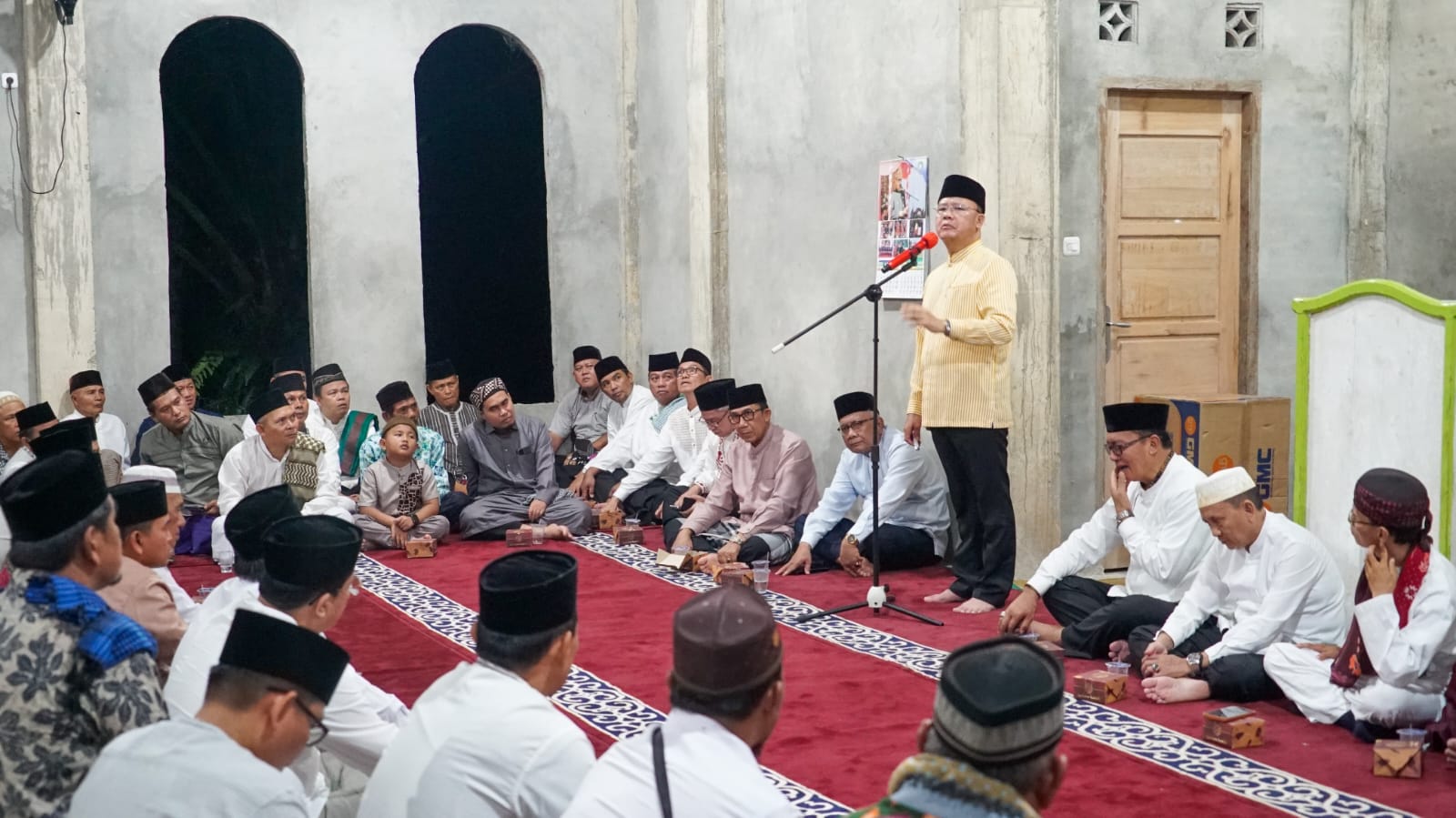  Gubernur Bengkulu Rohidin Mersyah  Tidak Hanya Fokus pada Jalan,  Tapi Juga Perhatikan Pembangunan  Masjid di Kabupaten Kaur