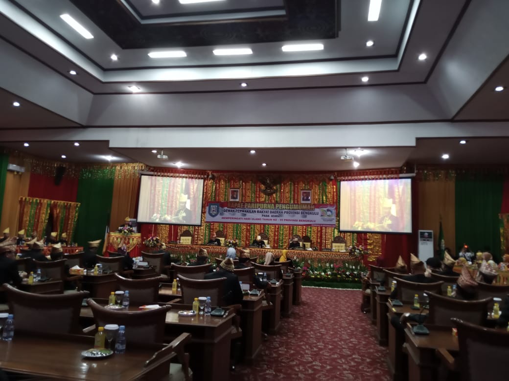 Paripurna HUT Provinsi Bengkulu ke-55