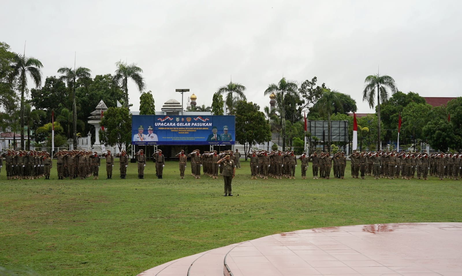 Upacara HUT Satpol PP