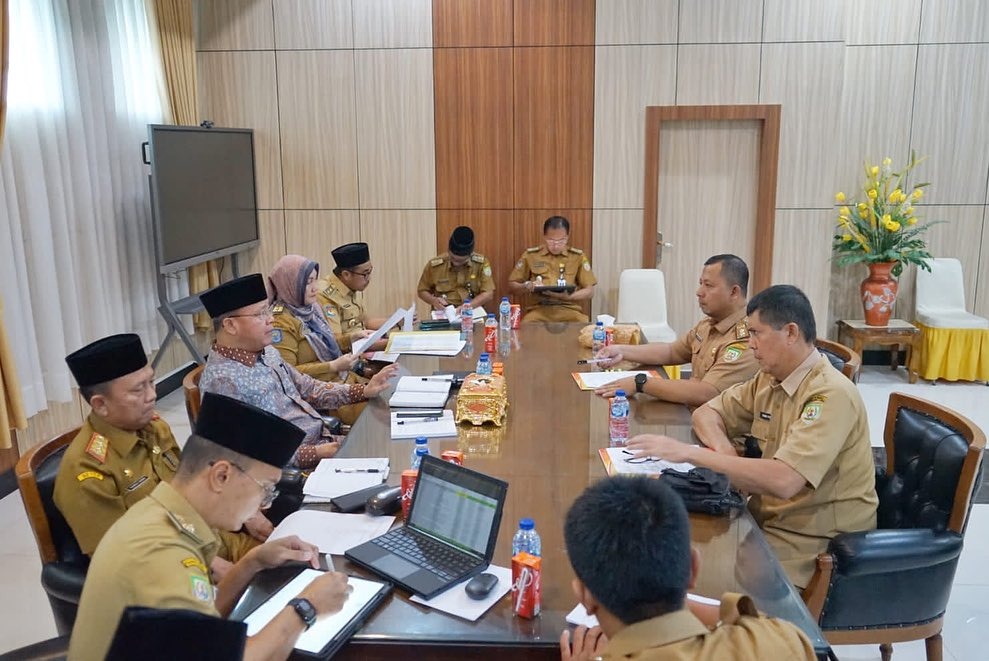 Dinas PUPR Provinsi Bengkulu saat memaparkan tindaklanjut dari program prioritas 2024 dihadapan Gubernur Bengkulu Beberapa Waktu Lalu Foto/Dok