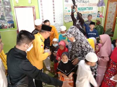 santunan anak yatim di beberapa titik panti asuhan